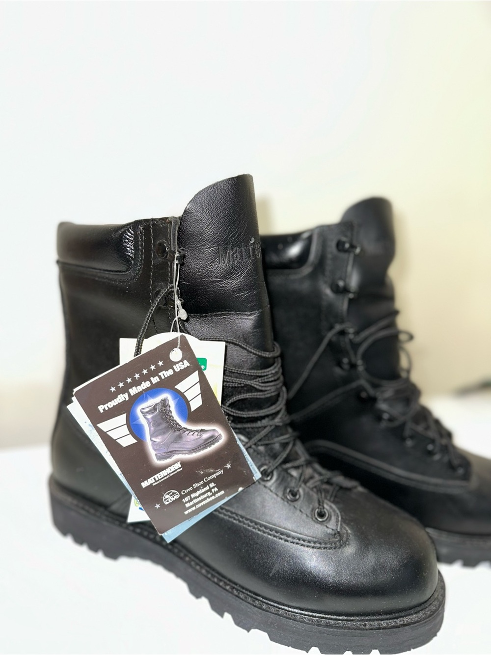GORE-TEX Black Lace-Up Tactical Boots